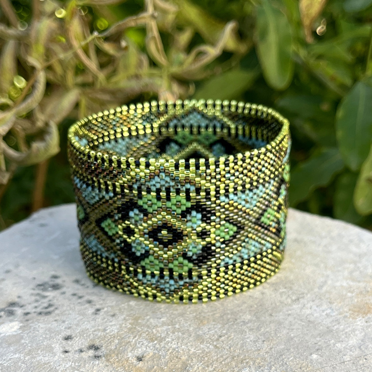 DIY miyuki bead Bracelet Pattern - peyote or brick stitch weaving –  KETIKOPARIS