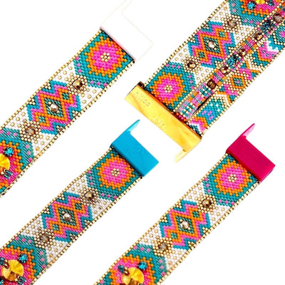 Finishing the weaves in miyuki delicas 11/0 for the HIILOS end caps