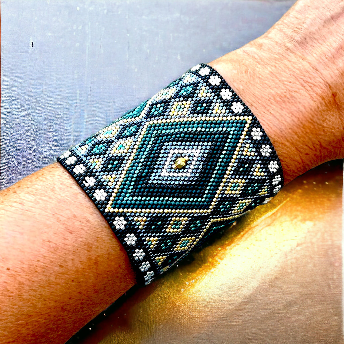 DIY Vertical Peyote Pattern - Bracelet MAXIMORE – KETIKOPARIS