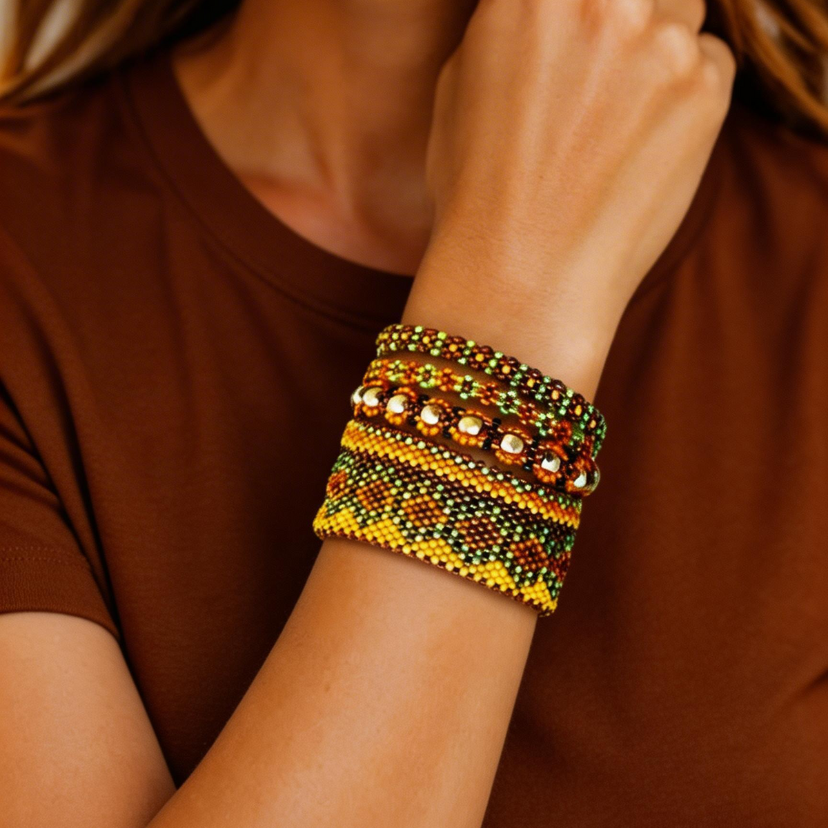 DIY IKA Peyote Patterns for Bangle (Open or Closed) – KETIKOPARIS