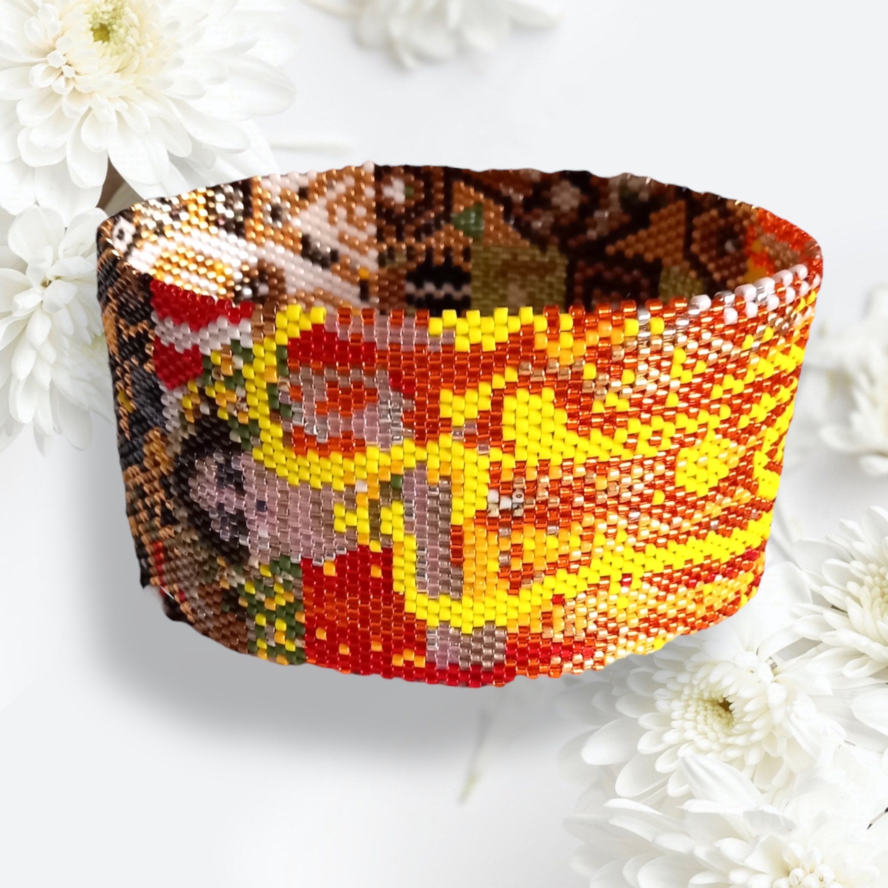 DIY miyuki bead Bracelet Pattern - peyote or brick stitch weaving –  KETIKOPARIS